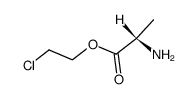 L-Alanine, 2-chloroethyl ester (9CI)结构式