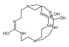 1,4,6,9,12,14,19,21-octazabicyclo[7.7.7]tricosane-5,13,20-trione结构式