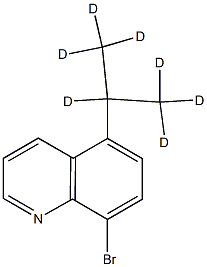 8-Bromo-5-(iso-propyl-d7)-quinoline结构式