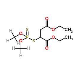 马拉硫磷-d6结构式