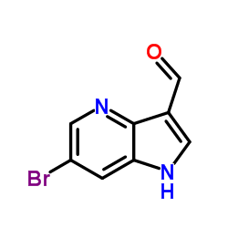 6-Bromo-1H-pyrrolo[3,2-b]pyridine-3-carbaldehyde Structure