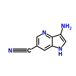 3-Amino-6-cyano-4-azaindole结构式