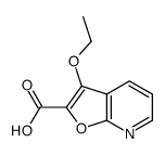 Furo[2,3-b]pyridine-2-carboxylic acid, 3-ethoxy- (9CI) Structure