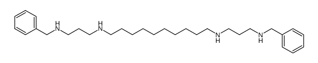 N,N'-Bis-(3-benzylamino-propyl)-decane-1,10-diamine Structure
