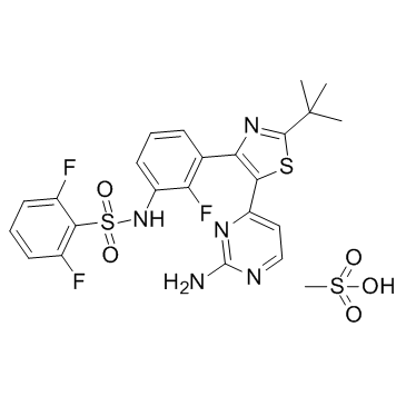 达帕菲尼甲磺酸盐结构式