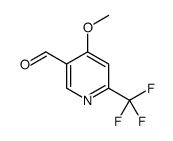 4-methoxy-6-(trifluoromethyl)pyridine-3-carbaldehyde Structure