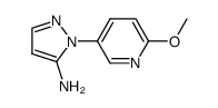 2-(6-methoxy-pyridin-3-yl)-2H-pyrazol-3-ylamine Structure
