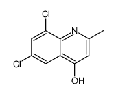 6,8-dichloro-2-methyl-1H-quinolin-4-one结构式