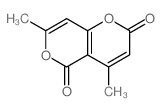 2H,5H-Pyrano[4,3-b]pyran-2,5-dione,4,7-dimethyl- Structure