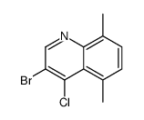 3-bromo-4-chloro-5,8-dimethylquinoline结构式