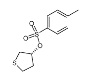 (R)-3-[(p-toluenesulfonyl)oxy]tetrahydrothiophene结构式