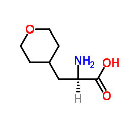 3-(Tetrahydro-2H-pyran-4-yl)-D-alanine结构式