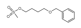 4-(benzyloxy)butyl methanesulfonate结构式