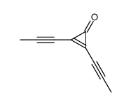 2-Cyclopropen-1-one, 2,3-di-1-propynyl- (9CI) structure