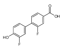 3-fluoro-4-(3-fluoro-4-hydroxyphenyl)benzoic acid结构式