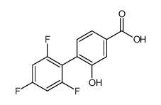 3-hydroxy-4-(2,4,6-trifluorophenyl)benzoic acid Structure