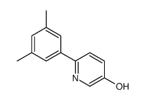 6-(3,5-dimethylphenyl)pyridin-3-ol结构式
