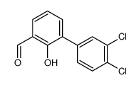 3-(3,4-dichlorophenyl)-2-hydroxybenzaldehyde结构式