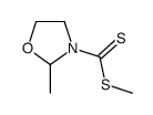 methyl 2-methyl-1,3-oxazolidine-3-carbodithioate结构式