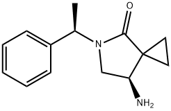 (4r)-4-amino-3,3-dimethyl-1-[(1r)-1-phenylethyl]pyrrolidin-2-one Structure