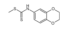 methyl (2,3-dihydrobenzo[b][1,4]dioxin-6-yl)carbamodithioate Structure