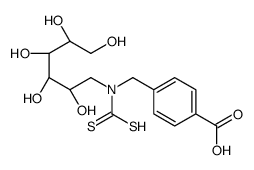 N-4-carboxybenzylglucamine dithiocarbamate结构式