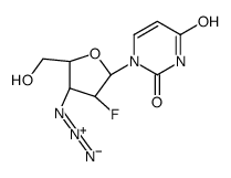 1-[(2R,3R,4R,5S)-4-azido-3-fluoro-5-(hydroxymethyl)oxolan-2-yl]pyrimidine-2,4-dione结构式
