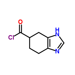 (9ci)-4,5,6,7-四氢-1H-苯并咪唑-5-羰酰氯结构式