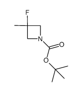 1-Boc-3-fluoro-3-methylazetidine structure