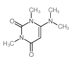 2,4(1H,3H)-Pyrimidinedione,6-(dimethylamino)-1,3-dimethyl- picture