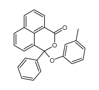 3-phenyl-3-(m-tolyloxy)benzo[de]isochromen-1(3H)-one结构式