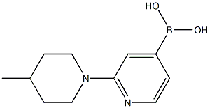 (2-(4-Methylpiperidin-1-yl)pyridin-4-yl)boronic acid picture