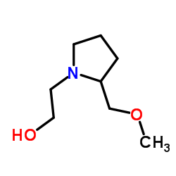 2-[2-(Methoxymethyl)-1-pyrrolidinyl]ethanol Structure