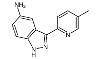 3-(5-methylpyridin-2-yl)-1H-indazol-5-amine结构式