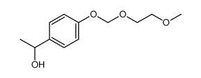 (RS)-1-(4-(2-methoxyethoxy)methoxyphenyl)ethanol结构式