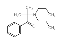 1-Propanone,2-(dipropylamino)-2-methyl-1-phenyl-结构式