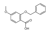 2-(Benzyloxy)-4-methoxybenzoic acid Structure