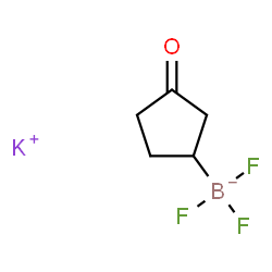 potassium trifluoro(3-oxocyclopentyl)borate structure