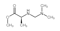 L-Alanine,N-[(dimethylamino)methyl]-,methylester(9CI)结构式