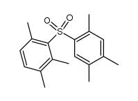 2,3,6-trimethylphenyl 2',4',5'-trimethylphenyl sulfone Structure