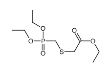 ethyl 2-(diethoxyphosphorylmethylsulfanyl)acetate Structure