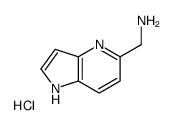 1-(1H-Pyrrolo[3,2-b]pyridin-5-yl)methanamine hydrochloride (1:1)结构式