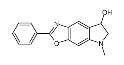 5-methyl-2-phenyl-6,7-dihydropyrrolo[3,2-f][1,3]benzoxazol-7-ol Structure