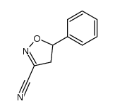 5-phenyl-4,5-dihydro-isoxazole-3-carbonitrile Structure