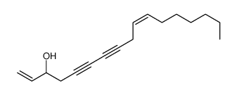 (10Z)-heptadeca-1,10-dien-5,7-diyn-3-ol Structure