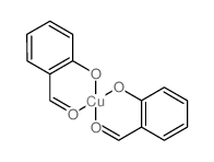 Copper, bis[2-(hydroxy-kO)benzaldehydato-kO]- structure