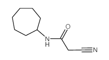 2-Cyano-N-cycloheptylacetamide结构式