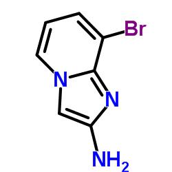 8-溴咪唑并[1,2-a]吡啶-2-胺结构式