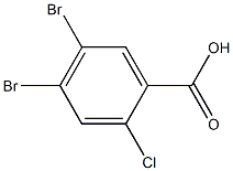 4,5-dibromo-2-chloro-Benzoic acid结构式