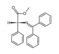 Methyl N-(diphenylmethylene)-D-phenylglycinate Structure